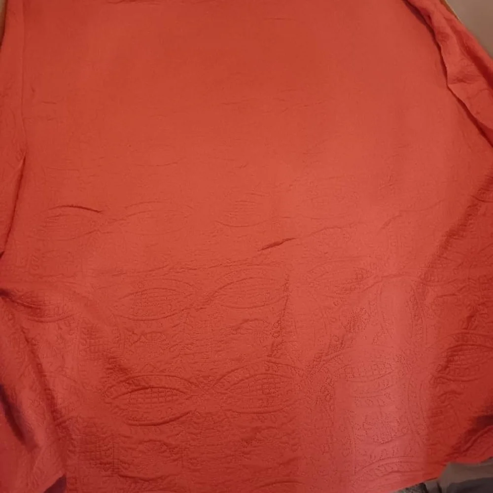 Coral Quilted Pillow Shams Set